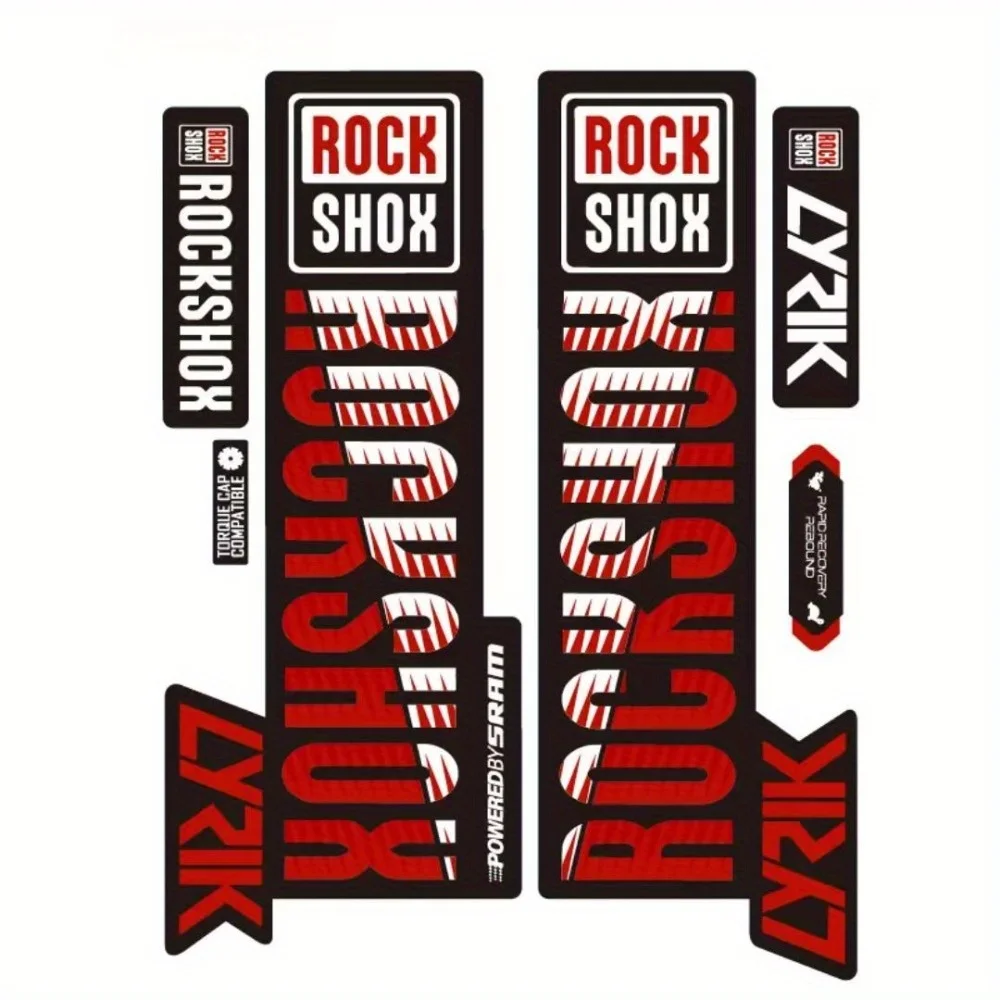 Mountain Biking A Sport - Stiker Garpu Depan Sepeda Gunung ROCK