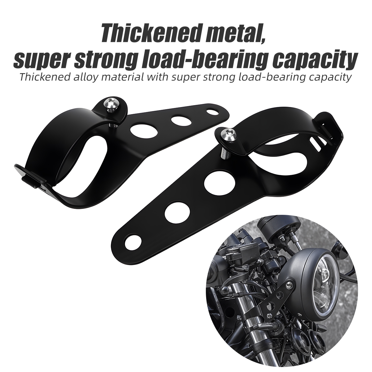 Xtreme Mountain Biking - Braket Pemasangan Lampu Depan Motor Universal