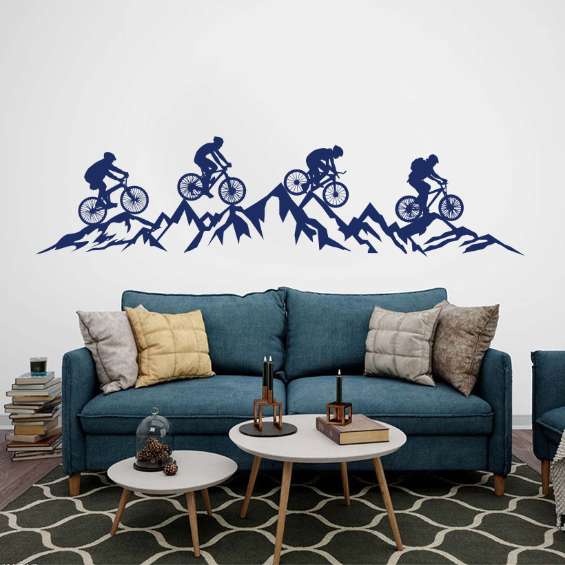 Stiker Dinding Travel Petualan - Mountain Biking A Sport ulasan dan harga